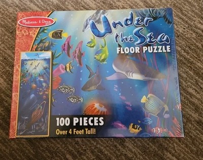 Melissa and Doug Under The Sea Extra Large Floor Puzzle Over 4 Feet Tall Sealed