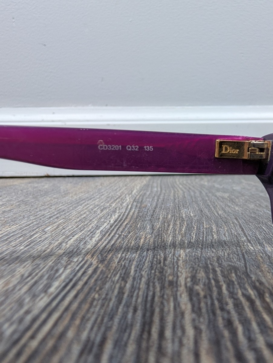 Christian Dior Women's Eyeglasses Purple Frames CD3201 Q32 135 | eBay
