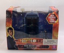 Dr Who Micro-Universe Tardis With Doctor Figure Sealed 2004