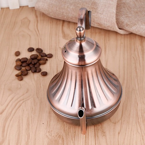 Coffee Pour Over Wasserkocher Bronze Kaffeekanne 650ml Fassungsvermögen für Ka - Bild 9 von 24