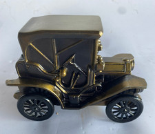 Banthrico 1908 Buick Coin Bank - Gold Metal