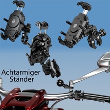 Kugel Motorrad Handyhalterung mit Vibrationsd...