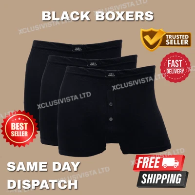XCLUSIVISTA 12 PACK 3,6 MENS CLASSIC BOXER SHORTS BRIEFS COMFORT FIT JERSEY UNDERWEAR PANTS