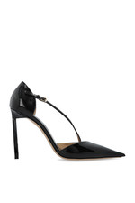 TOM FORD Black Leather 110mm Heel Sandals New...