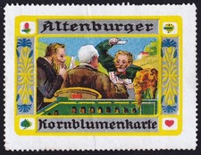 Skat  Altenburger Kornblumenkarte  Spielkarte...