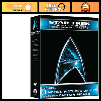 5-Movie Collection DVD - Star Trek: The Next Generation Sci-Fi Adventure Box Set