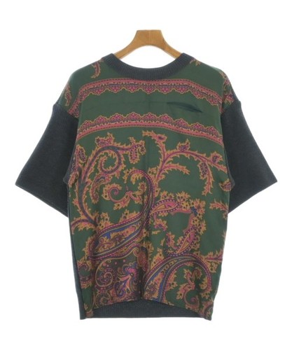 sacai Sweaters DarkGrayxGreenetc. 1(Approx. S) 2200685629024