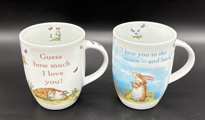 Klonitz 2008  Guess How Much I Love You  Set Of 2 Bunny Mugs 08/10 & 09/12