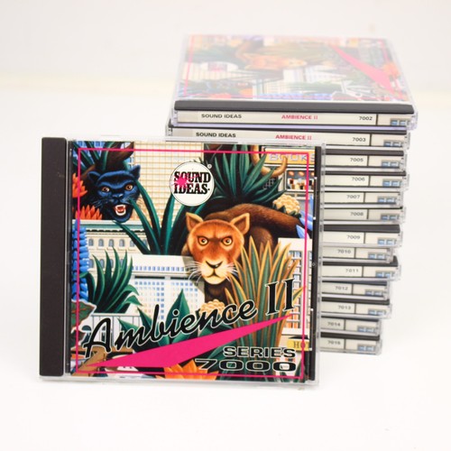 Sound Effects Library Sound Ideas Ambience II 7000 Series 14/15 CDs - Picture 1 of 8