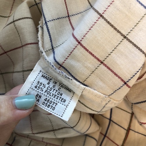 VTG ESPRIT Sport Women’s Medium Cottton Blend Structured Button Down Preppy - Picture 8 of 8