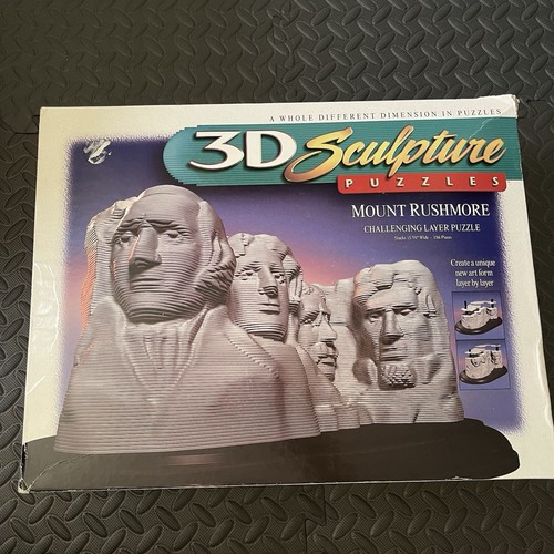 Puzzle scultura 3D montaggio Rushmore strato impegnativo puzzle box vintage presidenti