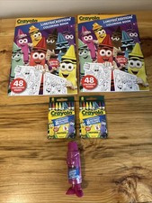 Crayola Limited Edition Retired Colors Inc. Dandelion,Sharpeners, Coloring Books