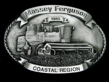 UD07121 NOS VINTAGE 1985  MASSEY FERGUSON COASTAL REGION  BELT BUCKLE