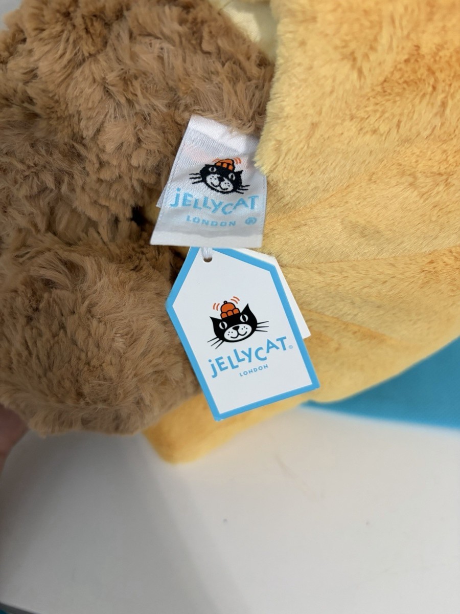 AUTHENTIC❗️NWT & Dust bag Jellycat Bartholomew bear sun outfit