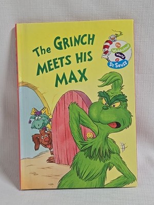 Vintage ''The Grinch Meets His Max'' Hardback 1998 Dr. Seuss Christmas Story NICE