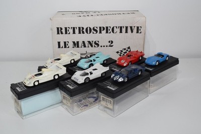 B95 1:43 SOLIDO SET COFFRET RETROSPECTIVE LE MANS 2 SET 7 CARS PORSCHE FORD NMIB