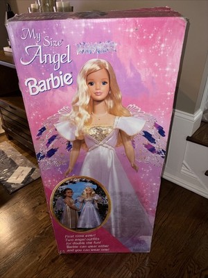 My Size Angel Barbie 1998  36 in Doll Mattel 20493 Excellent In Original Box 