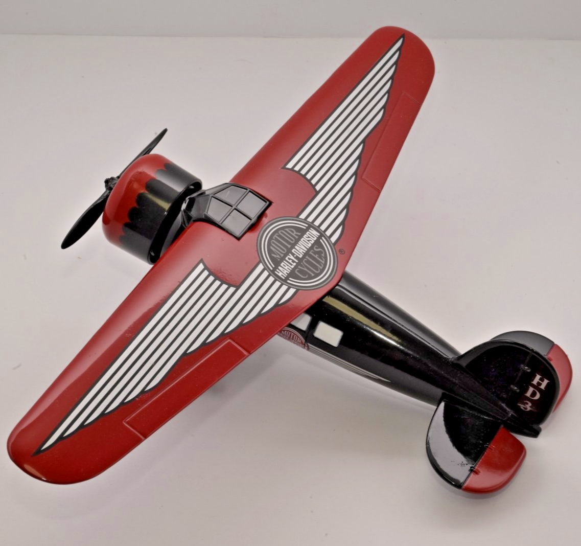 Harley Davidson Diecast Coin Bank Lockheed Vega 5B Highwing 99203