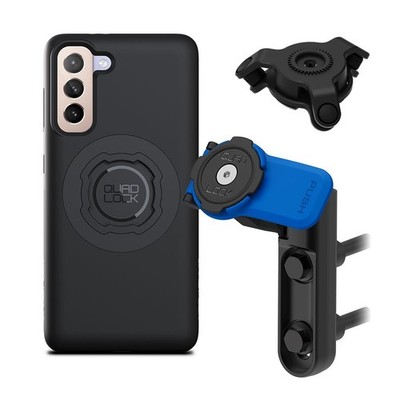 Quad Lock Motorcycle Brake/Clutch Phone Mount Kit with Vibration Dampener and Ga