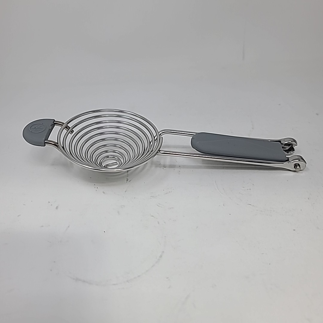 Pampered Chef Egg Separator 1187 Stainless Steel Vintage Item Retired Open Pkg