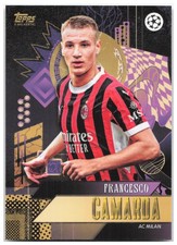 Francesco Camarda 2024 Topps Gold UEFA NM
