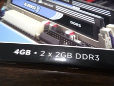 Corsair 4GB 2x2GB XMS3 DDR3-1333MHz PC3-10600 Desktop RAM