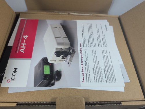 New ICOM Inc. AH4 AH-4 Automatic Antenna Tuner Made in Japan AH 4 Open Box - Photo 3/11