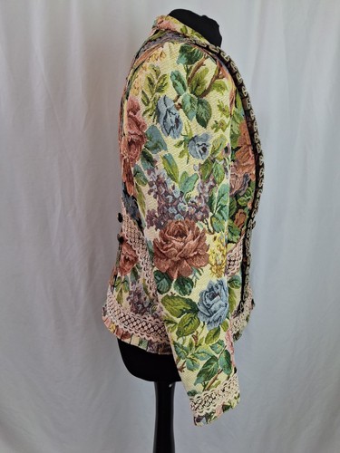 Jow Browns Tapestry Jacquard Effect Jacket Multi Bridgerton Blazer UK12 C4542 - Picture 8 of 12