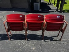 Pittsburgh Steelers Pirates Pitt Three Rivers Stadium Red Seat Row 1/2/3