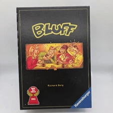 BLUFF Board Game Ravensburger 2001 Vintage 100% Complete Rare HTF Germany 