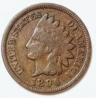 Indian Head Penny Lot of "1" VERY NICE 1896 GOOD OR BETTER°$ FREE SHIPPING $#V70