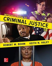 INTRODUCTION TO CRIMINAL JUSTICE By Robert Bohm & Keith Haley - Hardcover *Mint*