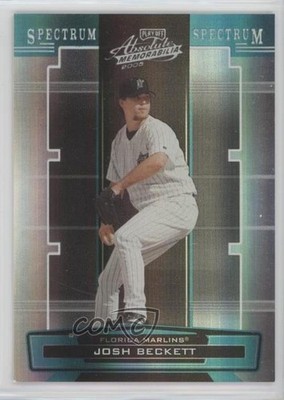 2005 Playoff Absolute Memorabilia Spectrum Silver 84/100 Josh Beckett #45 0n8h