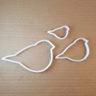 Bird Chick Shape Cookie Cutter Dough Biscuit Pastry Fondant Sharp Animal Stencil