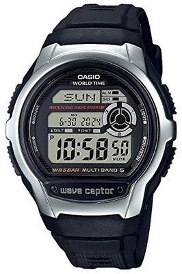 Casio Wave Ceptor WV-M60R-1AJF Men's Radio Controlled Watch LED Black Digital