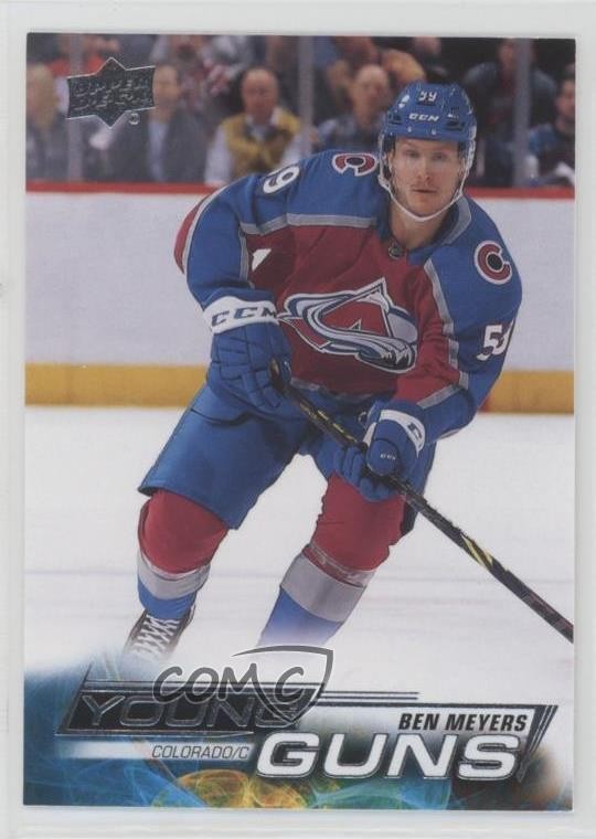 2022-23 Upper Deck Series 1 Young Guns Ben Meyers #222 Rookie RC 18n9