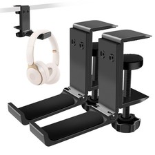 2 PCS Headphone Stand Hanger Holder Foldable Aluminum Desk Universal Headset