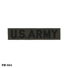 "U.S. ARMY" Tape Patch ~ Subdued ~ Woven BEVO ~ US Army ~ NOS ~ NEW
