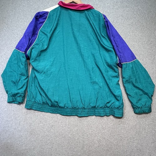 Vintage Bold Spirit Retro Color Block Windbreaker Size Medium - Picture 3 of 6