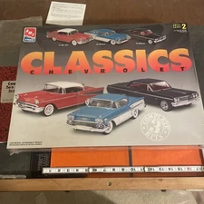 Amt 8099 Classics Chevrolet Model Kit 1/25 Scale, 3 Complete Kits, NOB
