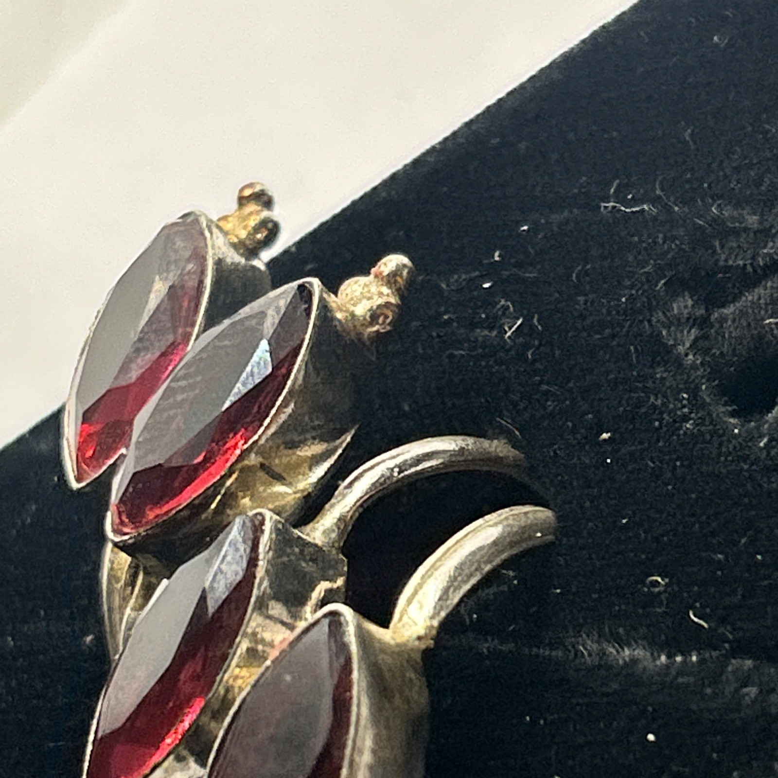 Sterling Silver 925 Lab-Created Ruby Ring Size 10 - image 3