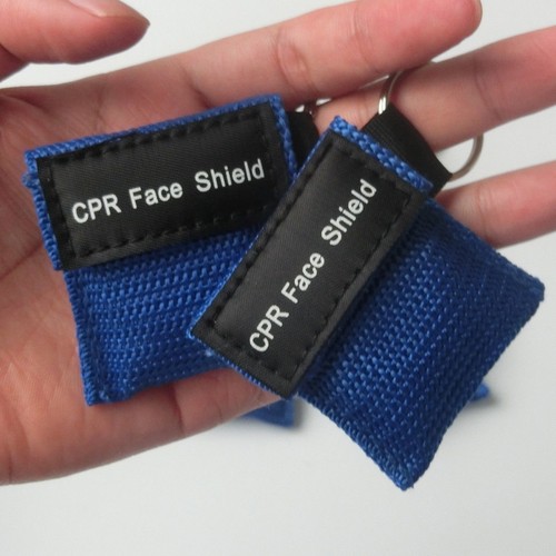 20 piezas CPR FACE SHIELD CPR protección facial entrenamiento primeros auxilios válvula desechable - Imagen 8 de 9