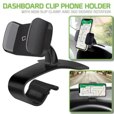 Car Dashboard Clip Cell Phone Holder Universal Cradle Mount for All Phones & GPS