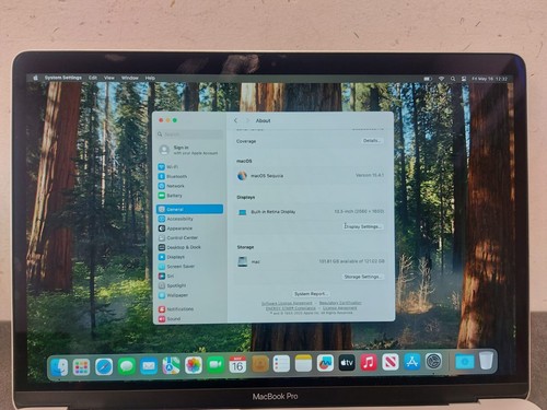 MacBook Pro 2019 13 in 128GB SSD 16GB RAM Core i5 1.4GHz Touch Bar A2159, Silver - Afbeelding 3 van 16