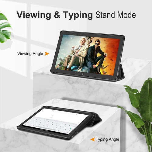 Leder Smart Case Hülle für das brandneue Amazon Fire HD 10 & HD 10 Plus Tablet 2021 - Bild 12 von 17