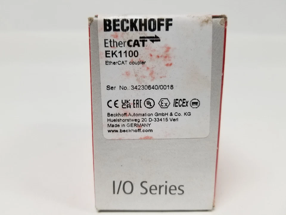 Beckhoff EK1100 EtherCAT Coupler 100BASE-TX to E-Bus - Image 2 of 4