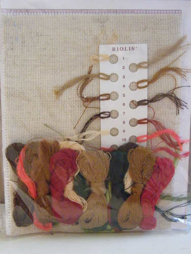New RIOLOS Coffee Time #1121 Cross Stitch Flowers 12x10 Kit /XX1 - Picture 4 of 4