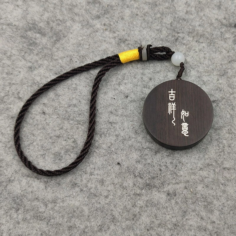 Colgante Nubes con Incrustaciones de Ébano Caoba Clásico Colgante Joyería Foto 3 de 4