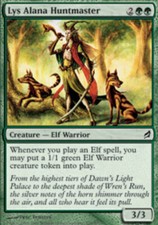 4x MTG Lys Alana Huntmaster, Moderate Play, English Lorwyn