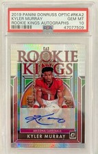 🔥2019 Donruss Optic Kyler Murray Rookie Kings Auto /25 RC PSA 10 #RKA2 🔥